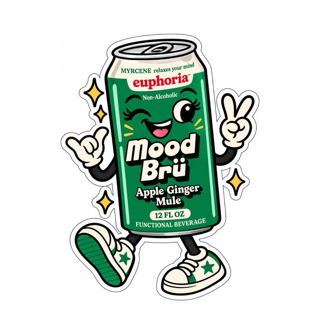 Mood Bru Vinyl Stickers