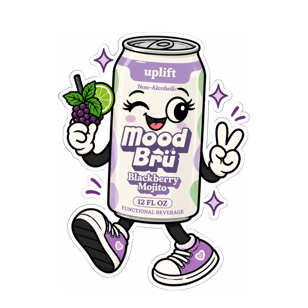 Mood Bru Vinyl Stickers