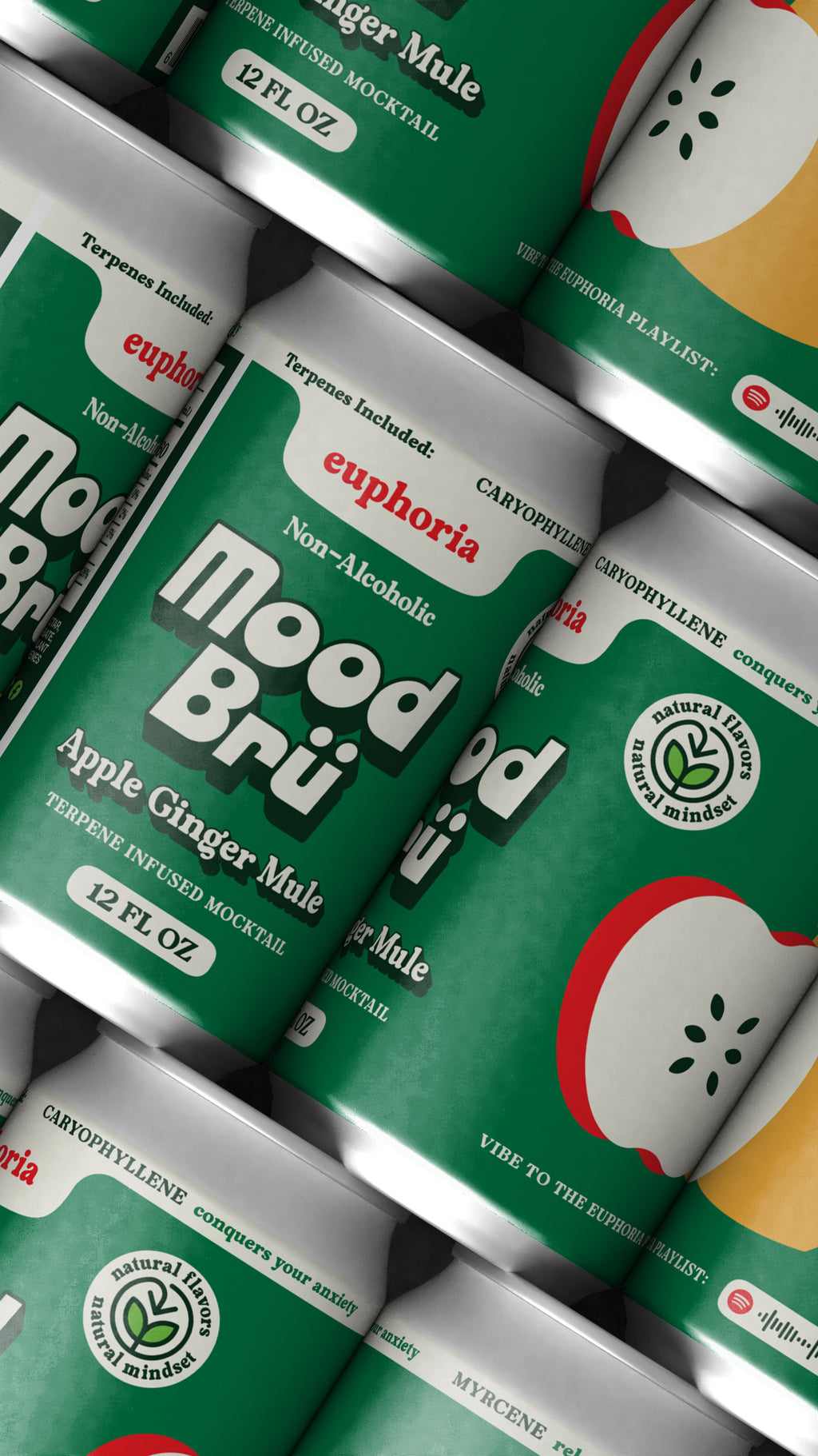 Wholesale - Apple Ginger Mule Non-Alcoholic Mocktail-12 Fl. Oz.- 24 cans image 1