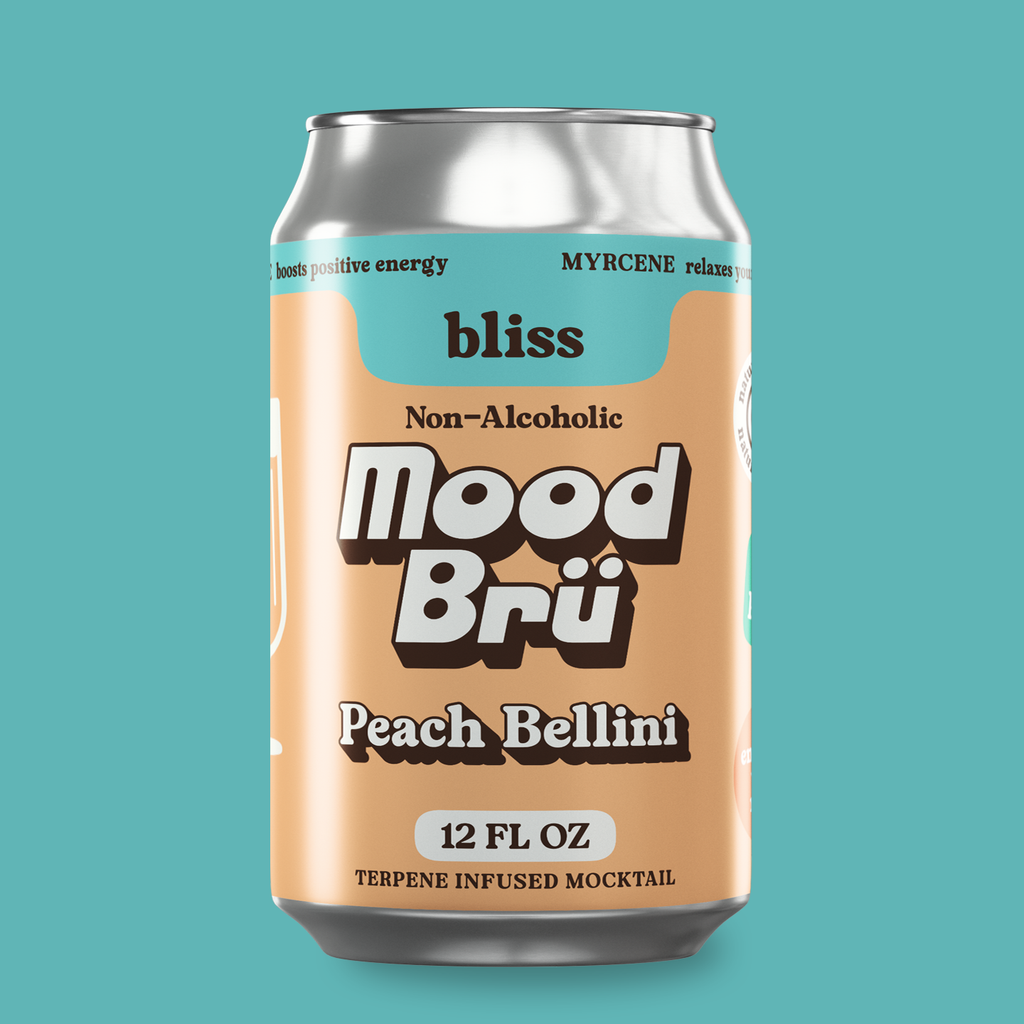 Wholesale - Peach Bellini Non-Alcoholic Mocktail-12 Fl. Oz. Can- 24 cans image 0