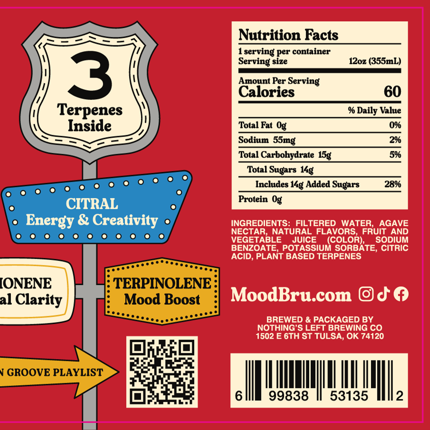 Cherry Lime Fizz Non-Alcoholic 12 Fl. Oz. Can