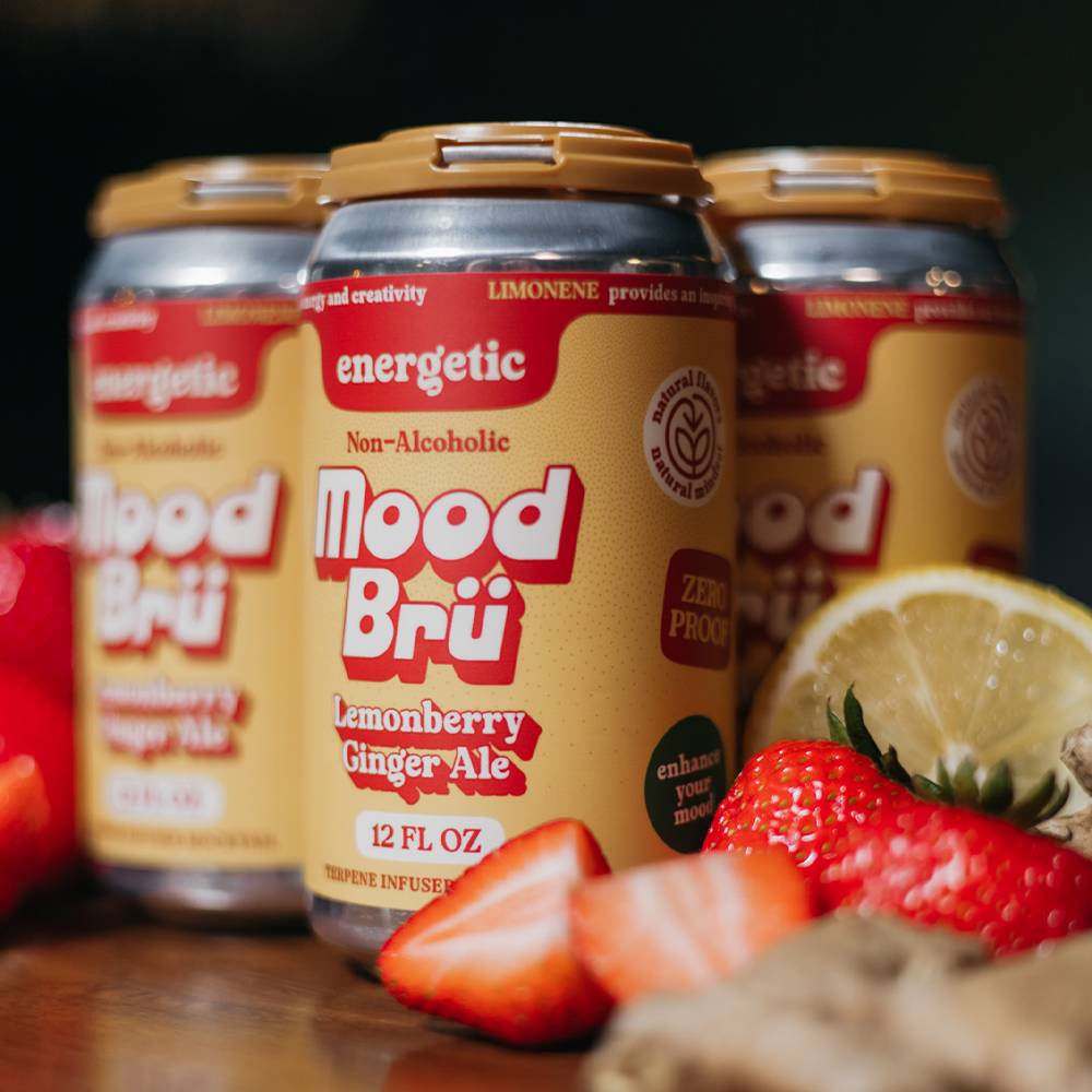 Wholesale - Lemonberry Ginger Ale Non-Alcoholic Mocktail-12 Fl. Oz. Can- 24 cans