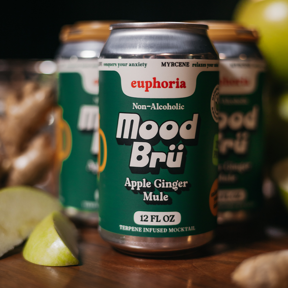 Apple Ginger Mule Non-Alcoholic Mocktail-12 Fl. Oz. Can