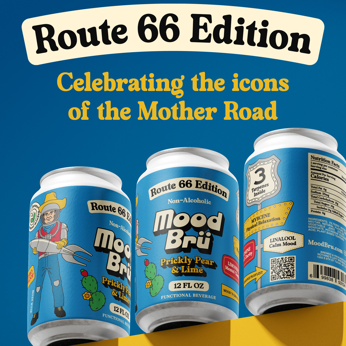 Prickly Pear & Lime Non-Alcoholic 12 Fl. Oz. Can