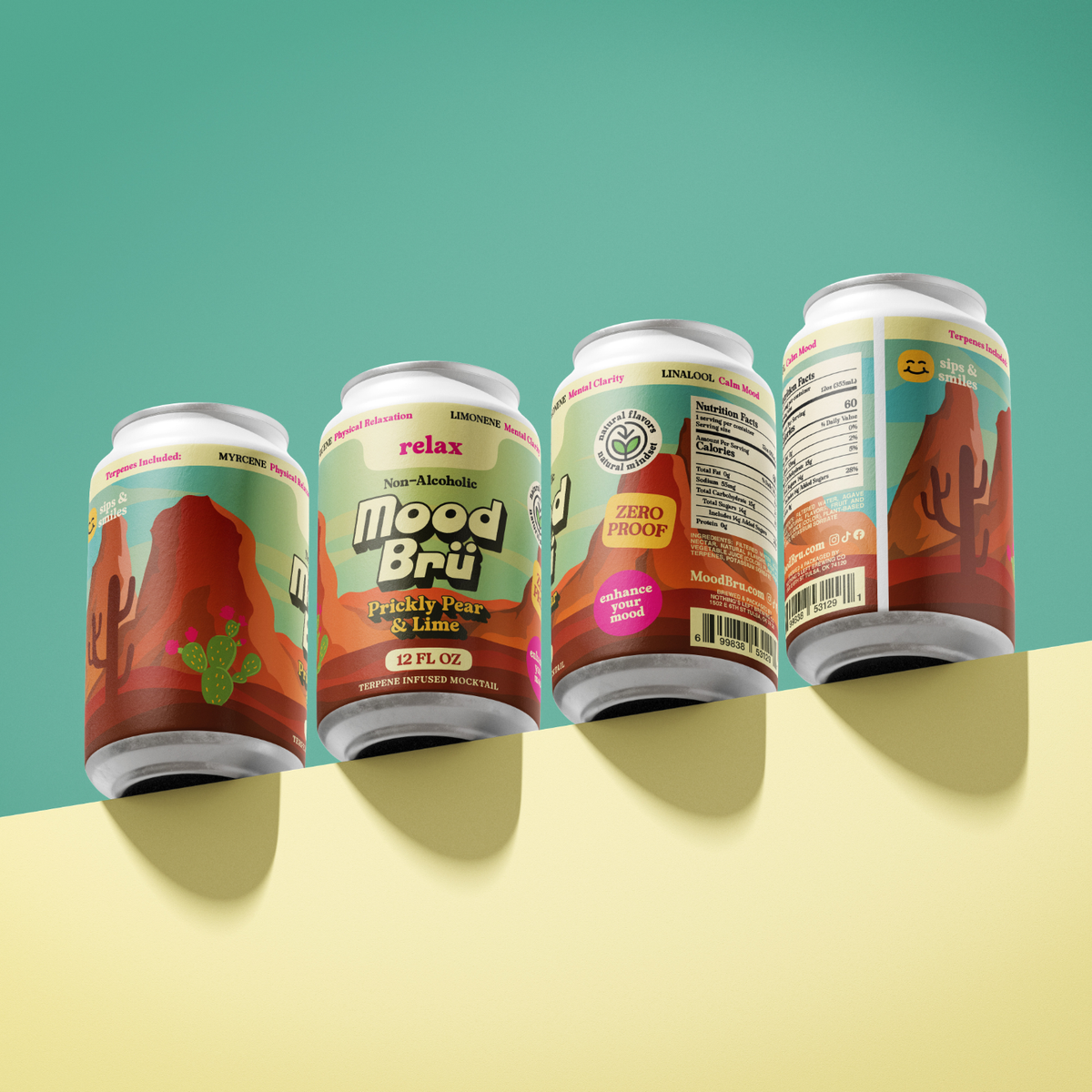 Prickly Pear & Lime Non-Alcoholic 12 Fl. Oz. Can