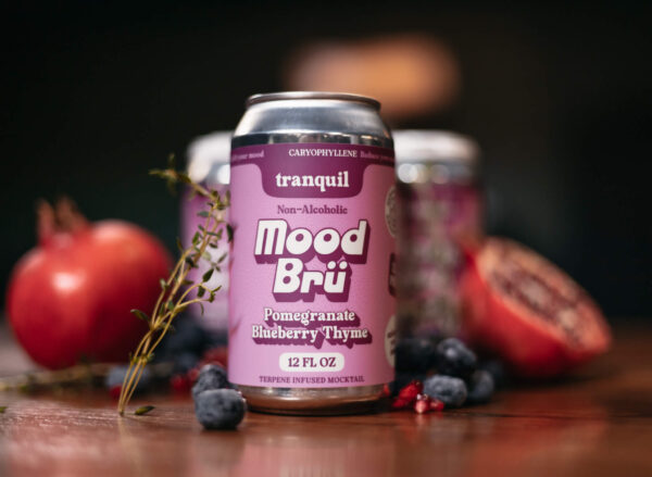 Pomegranate Blueberry Thyme Non-Alcoholic 12 Fl. Oz. Can - Image 2